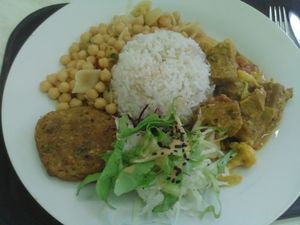 Lunch of the day at Mennyorszag Szive in Budapest