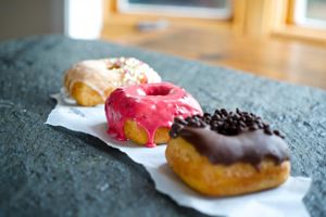 photo by Guy Hand 2014 at Guru Donuts in Boise