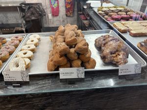 Vegan options  at Guru Donuts in Boise