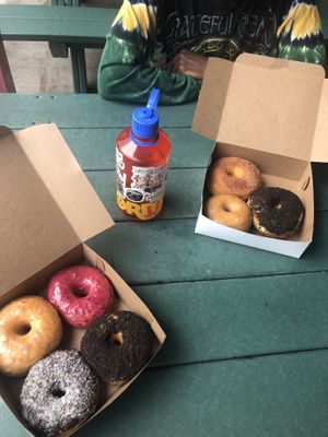 All vegan !  at Destination Donuts in Columbus