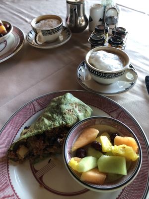 Vegan breakfast burrito  at El Tovar & The Side Room in Grand Canyon Village