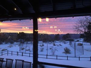 Sunset at the El Tovar  at El Tovar & The Side Room in Grand Canyon Village