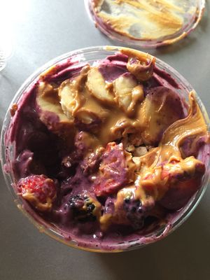 acai bowl at Millie's Living Cafe in Lynchburg