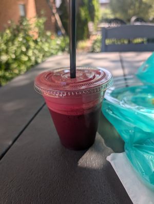 Liver Lovers Juice at Millie's Living Cafe in Lynchburg