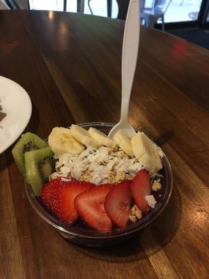 Açaí bowl at Millie's Living Cafe in Lynchburg