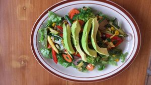 House salad (vegan)  at Urban Farm Cafe in San Isidro De El General