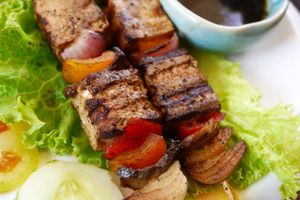 Vegetarian Kebab at Planet Vegis - Emilio Osmena in Cebu