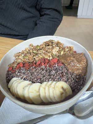 Almond açai  at JuiceBrothers - Van Woustraat in Amsterdam