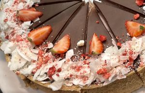 strawberry chocolate at Cafe Neundrei in Berlin