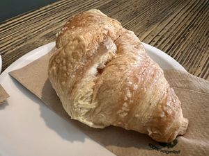 croissant w/ apricot  at Cafe Neundrei in Berlin