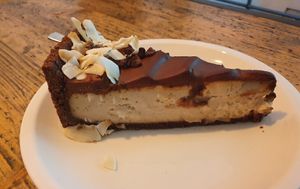 Coconut Chocolate Cheesecake  #Veganuary at Cafe Neundrei in Berlin