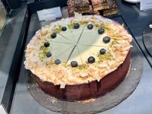 vegan cake  at Cafe Neundrei in Berlin