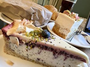 vegan cake  at Cafe Neundrei in Berlin