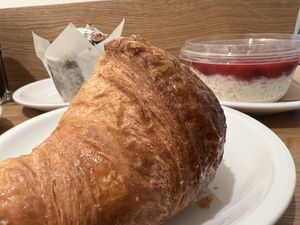 apricot croissant  at Cafe Neundrei in Berlin