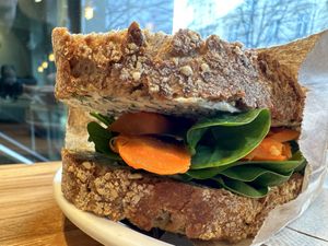 sandwich  at Cafe Neundrei in Berlin