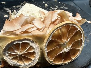 passion fruit cheesecake  at Cafe Neundrei in Berlin