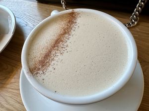 latte  at Cafe Neundrei in Berlin