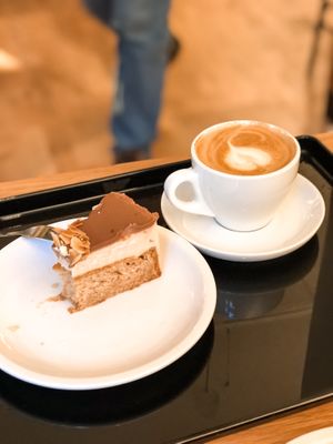coffee and cake  at Cafe Neundrei in Berlin