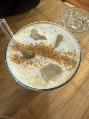 chai latte  at Cafe Neundrei in Berlin