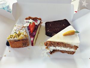 cakes at Cafe Neundrei in Berlin