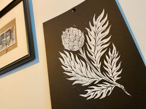 art at Cafe Neundrei in Berlin