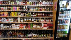 produce area at Wild Thyme Wholefoods in Portsmouth