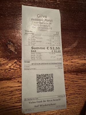   at Olive in Innsbruck