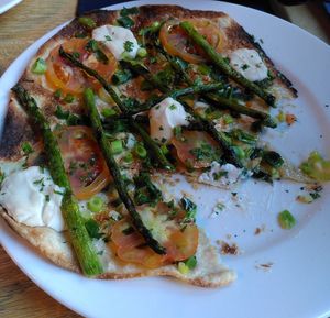 Flammkuchen at Olive in Innsbruck