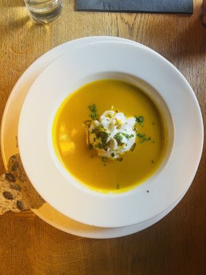 Carrot soupp  at Olive in Innsbruck