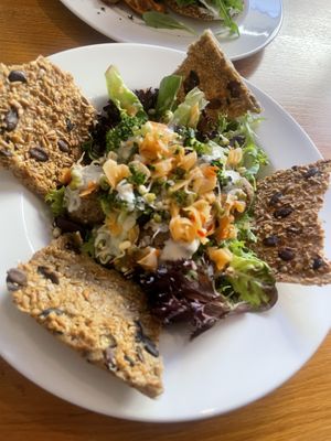 Pilzbällchen mit Kimchi  at Olive in Innsbruck