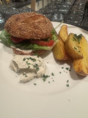 Mushroom 🍄‍🟫 Burger   at Olive in Innsbruck