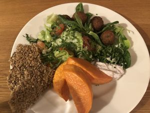 Falafel Salad at Olive in Innsbruck