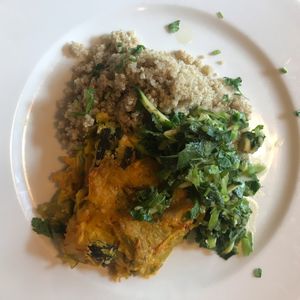 Lunch plate at Olive in Innsbruck