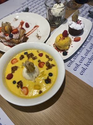 Vegan desserts  at Baobab in Zaragoza