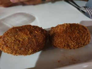Croquetas de boletus at Baobab in Zaragoza