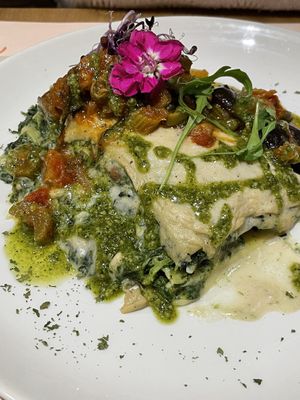 Lasagna vegana  at Baobab in Zaragoza