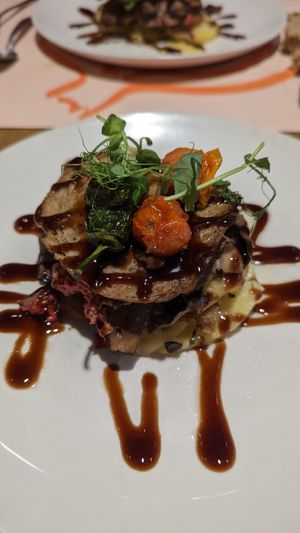 Montadito de seitan (menú) at Baobab in Zaragoza