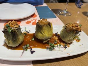 Todo corazón/artichoke hearts   at Baobab in Zaragoza