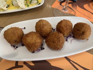 Estupenda comida !!  at Baobab in Zaragoza