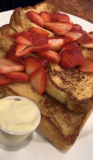 Vegan French Toast  at Maywood Pancake House in Maywood