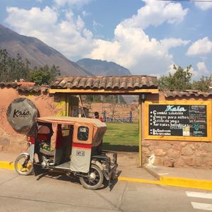 From the street at Ama Restaurant in Urubamba