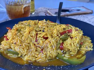 Don’t remember what it’s called but it’s vegan and not bad at Crop in Crete