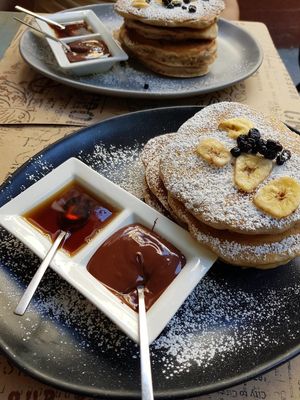 vegan pancake without peanut butter at Crop in Crete