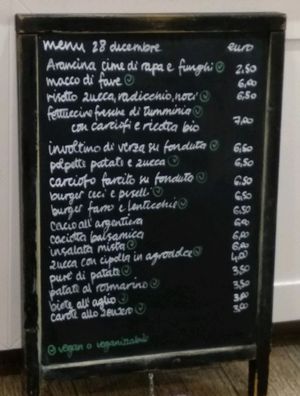 Menu del giorno (variabile) at Spinno in Palermo
