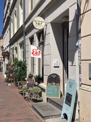   at Cafe Gluecklich in Wismar