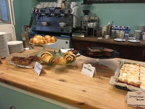 sweets at Cafe Gluecklich in Wismar