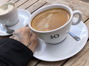 coffee at Cafe Gluecklich in Wismar