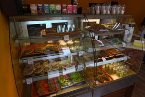 Some of The Food in Loving Hut at Loving Hut in Sofia