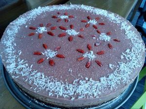 Raw Cake at Loving Hut in Sofia