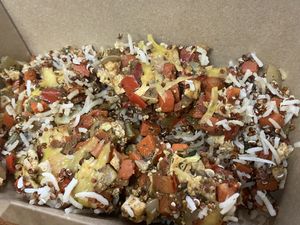 Bulgarian dish   at Loving Hut in Sofia